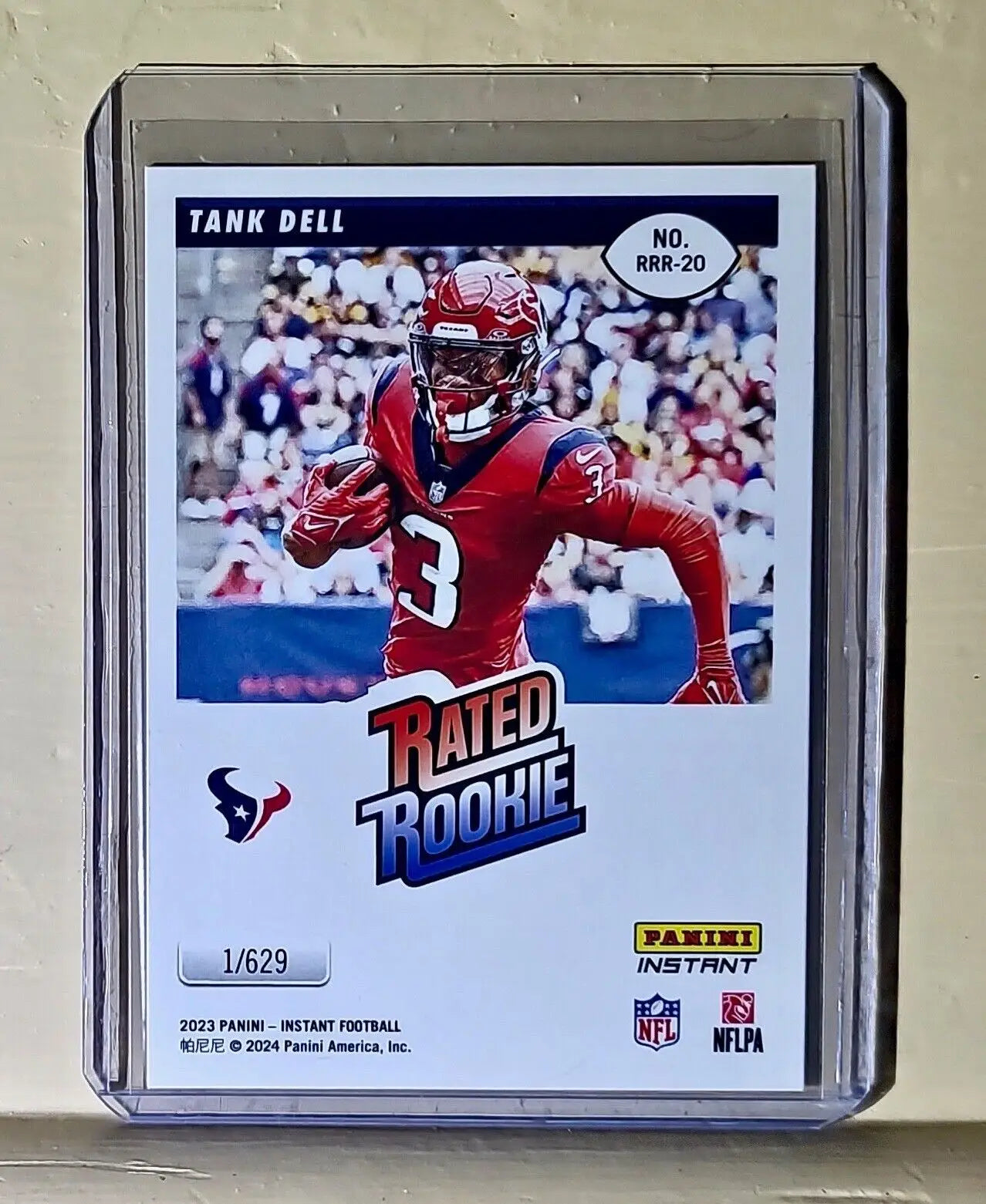 Tank Dell 2023 Panini NFL Rated Rookie Retro #20 Football Card Texans 1/629 - Football Card Single