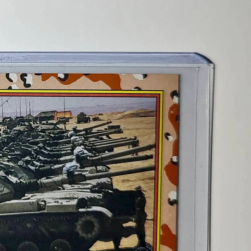 Tanks Take a Stronghold 1991 Topps Desert Storm #40 Card