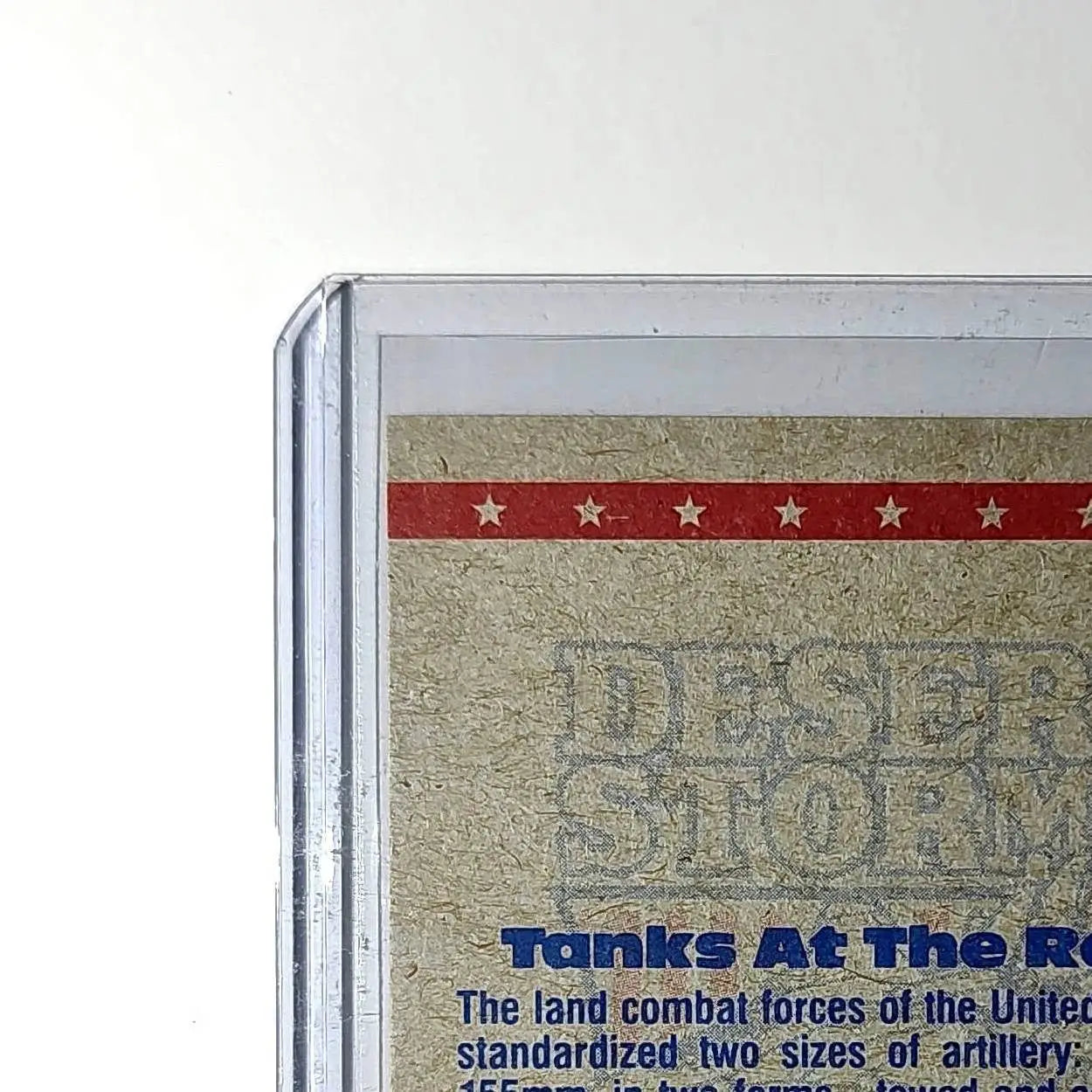 Tanks Take a Stronghold 1991 Topps Desert Storm #40 Card