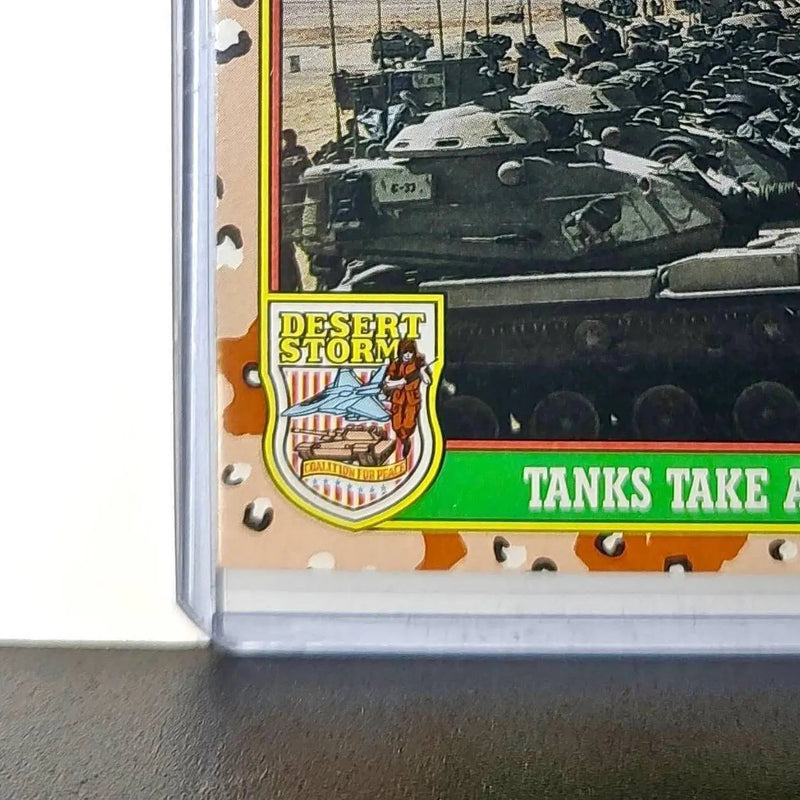 Tanks Take a Stronghold 1991 Topps Desert Storm #40 Card