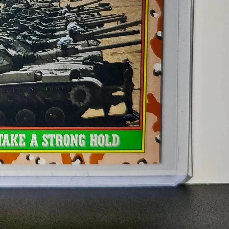 Tanks Take a Stronghold 1991 Topps Desert Storm #40 Card