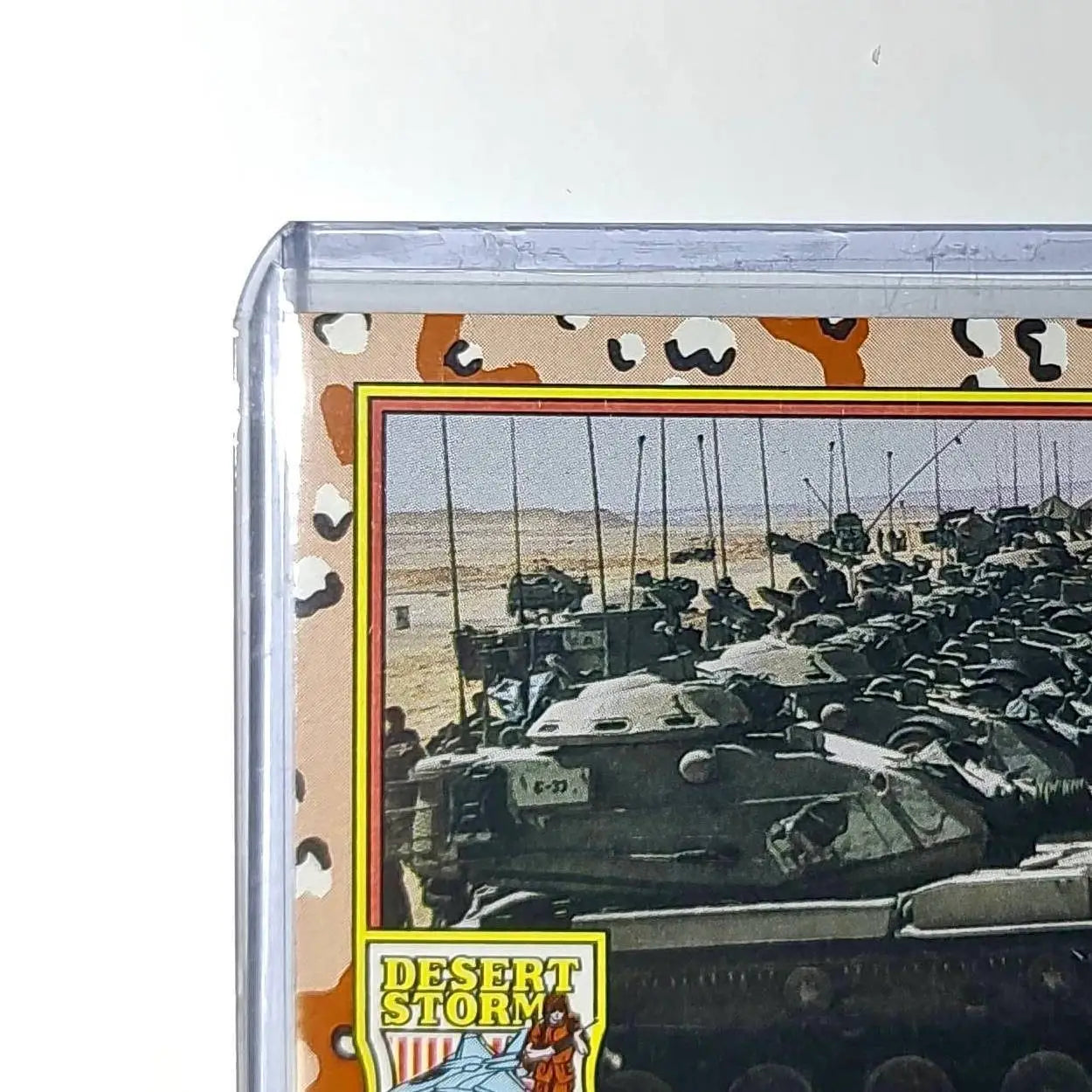 Tanks Take a Stronghold 1991 Topps Desert Storm #40 Card