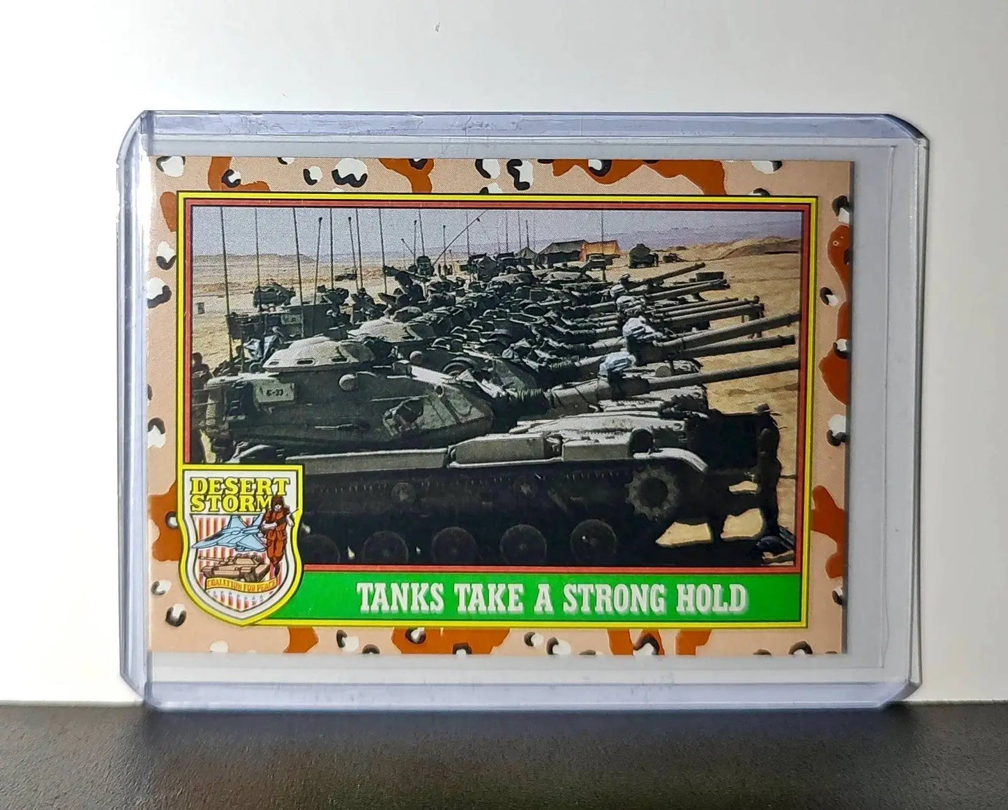Tanks Take a Stronghold 1991 Topps Desert Storm #40 Card