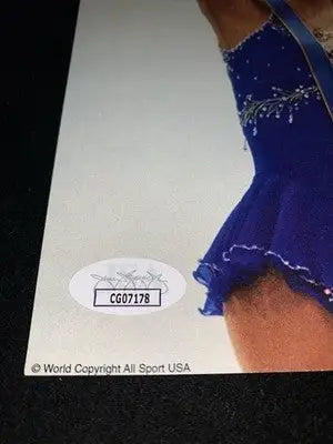 Tara Lipinski Signed 6x9 Post Card Olympics Nagano 1998 Skating Gold Auto JSA - Sports Memorabilia
