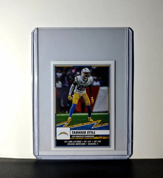 Tarheeb Still 2025 Panini NFL #291 Sticker Los Angeles Chargers - Football Card Single