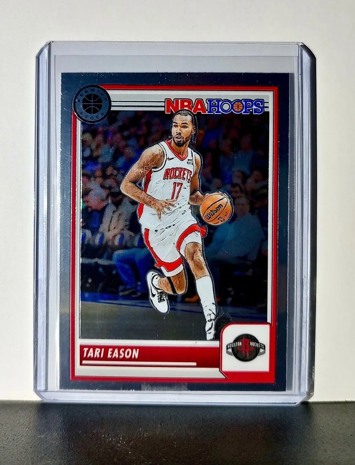Tari Eason 2023-24 Panini Premium Stock NBA Hoops #246 Card Houston Rockets - Basketball Card Single