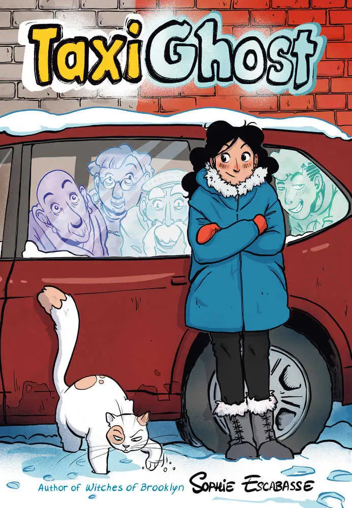 Taxi Ghost book cover featuring a heartwarming graphic for winter break reading