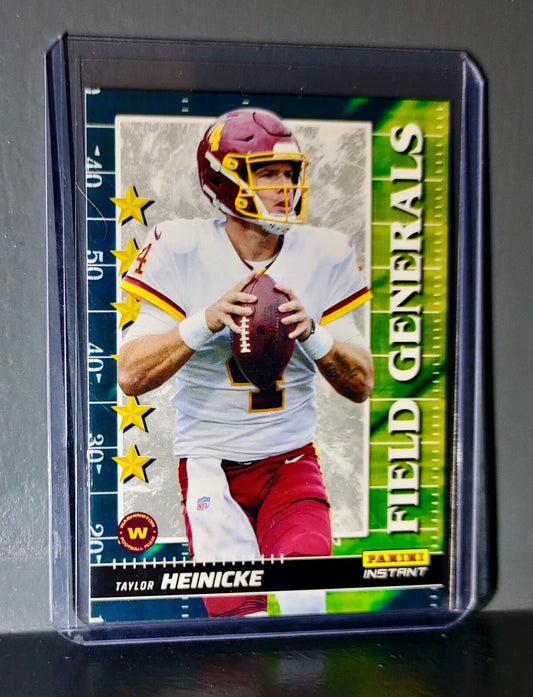 Taylor Heinicke 2021 Panini NFL Instant Field Generals #32 Rookie Card 1 of 2088 - Football Card Single