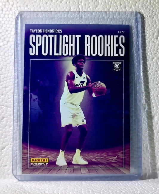 Taylor Hendricks 2023-24 Panini #9 NBA Spotlight Rookies Basketball Card 1/209 - Basketball Card Single
