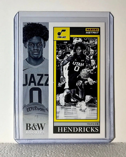 Taylor Hendricks 2023-24 Panini NBA #24 Black and White Rookies Card 1/326 - Basketball Card Single