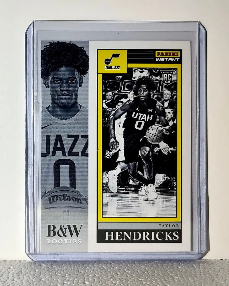 Taylor Hendricks 2023-24 Panini NBA #24 Black and White Rookies Card 1/326 - Basketball Card Single