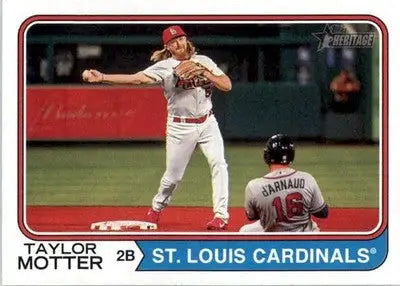 Taylor Motter - 2023 Topps Heritage - #579 - Baseball - Baseball Card Single