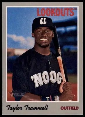 Taylor Trammell 2019 Topps Heritage Minor League #92 Chattanooga Lookouts - Baseball Card Single