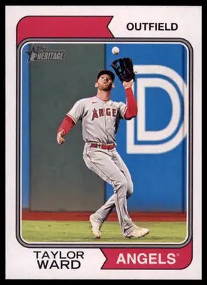Taylor Ward 2023 Topps Heritage #271 Los Angeles Angels - Baseball Card Single