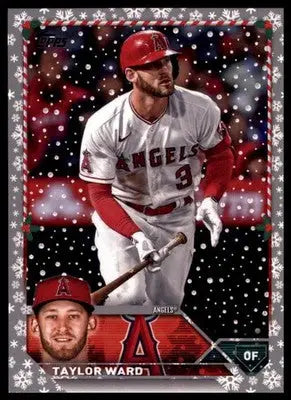 Taylor Ward 2023 Topps Holiday Metallic #H131 Los Angeles Angels - Baseball Card Single