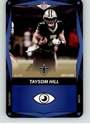Taysom Hill - 2024 UNO Elite Core Edition - Blue - #076 - Football - Football Card Single