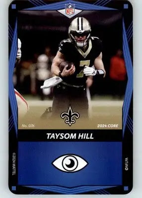 Taysom Hill - 2024 UNO Elite Core Edition - Blue - #076 - Football - Football Card Single