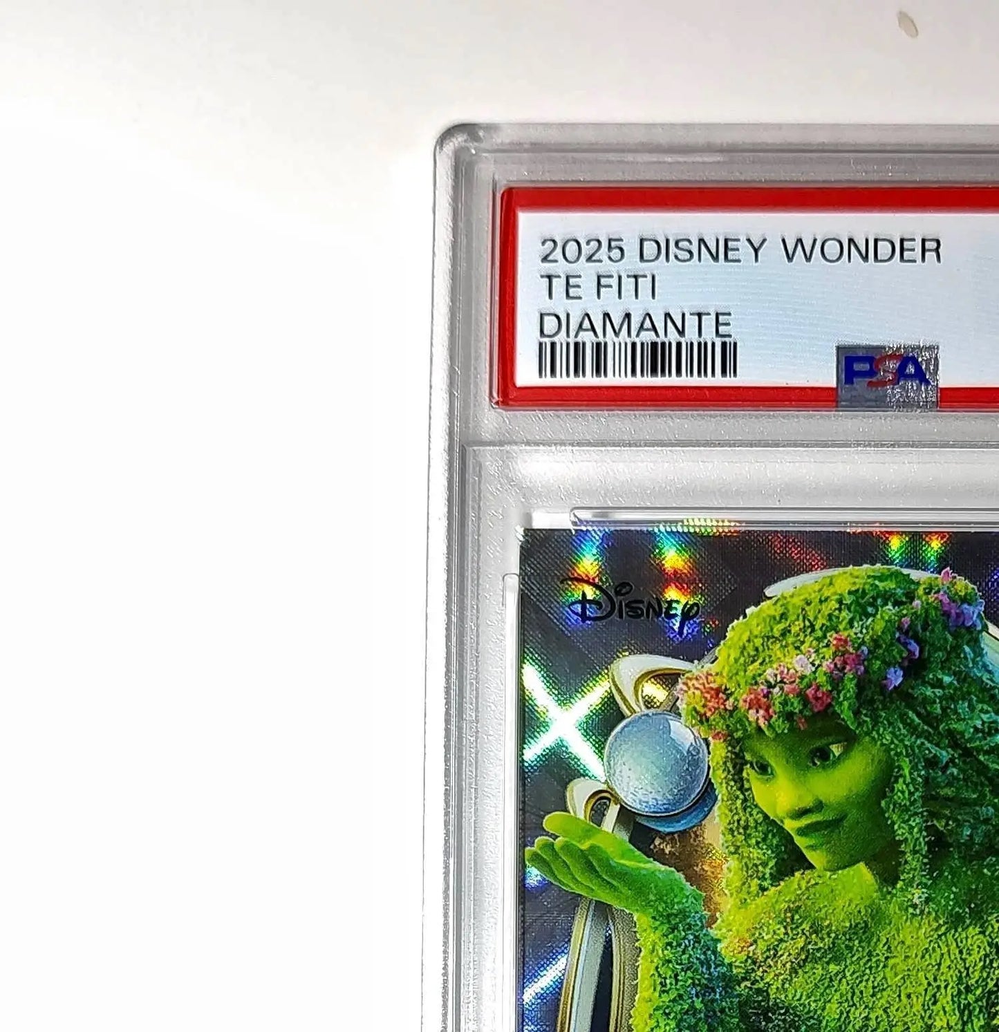 Te Fiti 2025 Topps Disney Wonder #90 Winter Variant Card Moana PSA 8 - Non-Sports Card Single