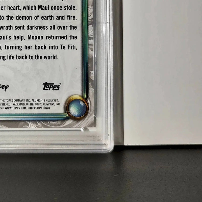 Te Fiti 2025 Topps Disney Wonder #90 Winter Variant Card Moana PSA 8 - Non-Sports Card Single