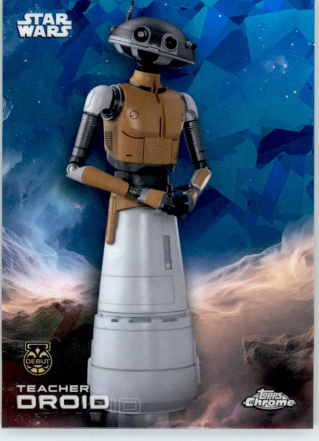 Teacher Droid - 2025 Topps Chrome Star Wars Sapphire - #176 - Non_sport - Star Wars Card Single