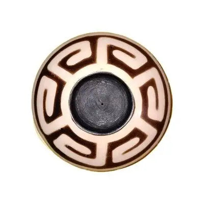 Tealight Candle Holder Votive Tribal Native Peru Pottery Distributed By Target - Other