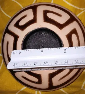 Tealight Candle Holder Votive Tribal Native Peru Pottery Distributed By Target - Other