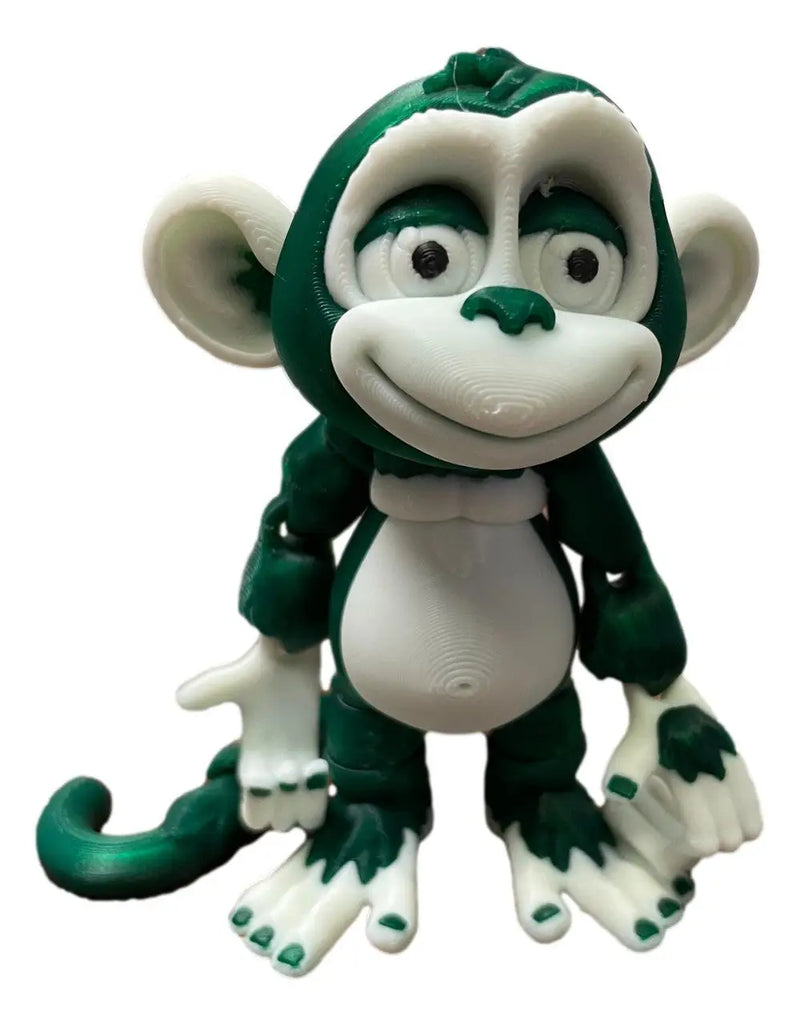Team Color 3D Printed Monkey Figurines - Personalized Football Team Colors - Collectibles