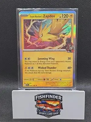 Team Rocket’s Zapdos 070/182 Sv10: Destined Rivals Holo - Pokémon Card Single