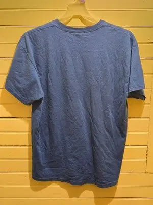 Tecmo Bowl Champ 88’ Fruit of the Loom Shirt Mens XL Blue Short Sleeve Crew Neck - Apparel
