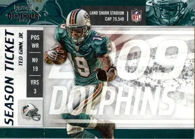 Ted Ginn Jr. - 2009 Playoff Contenders - #53 - Football - Football Card Single