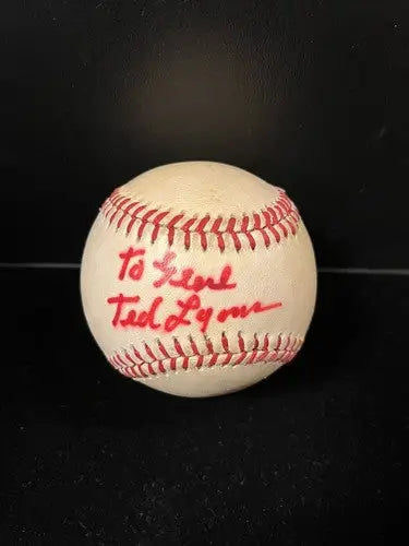 TED LYONS SIGNED AL Auto Ball BASEBALL Lee MacPhail White Sox HOF JSA LOA - Sports Memorabilia