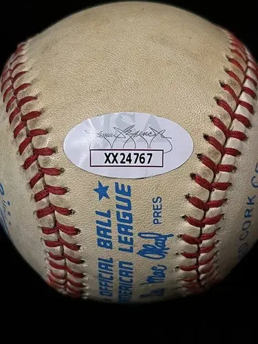 TED LYONS SIGNED AL Auto Ball BASEBALL Lee MacPhail White Sox HOF JSA LOA - Sports Memorabilia