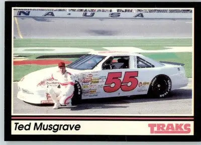 Ted Musgrave - 1991 Traks - #55 - Racing - Racing Card Single