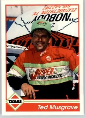 Ted Musgrave - 1992 Traks - #55 - Racing - Racing Card Single