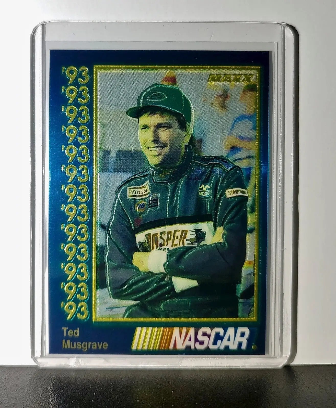 Ted Musgrave 1993 Maxx Premier Plus Racing #55 NASCAR Card RaDiUs Motorsports - Racing Card Single