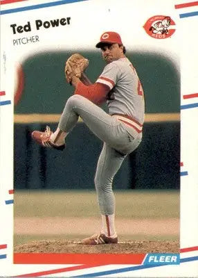 Ted Power - 1988 Fleer - #245 - Baseball - Baseball Card Single