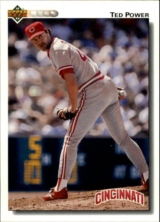Ted Power 1992 Upper Deck MLB #680 Baseball Card Cincinnati Reds - Baseball Card Single