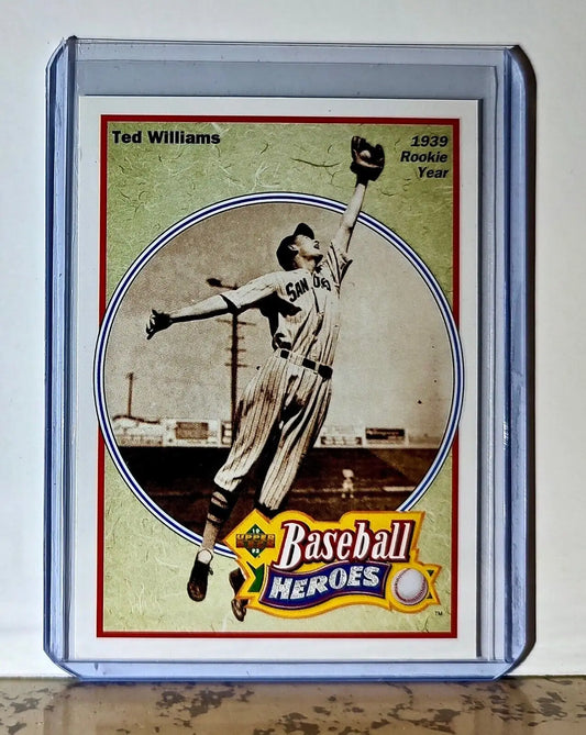 Ted Williams 1992 Upper Deck Baseball Heroes MLB #28 Card Boston Red Sox - Baseball Card Single
