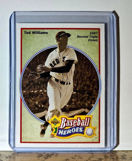 Ted Williams 1992 Upper Deck Baseball Heroes MLB #32 Card Boston Red Sox - Baseball Card Single