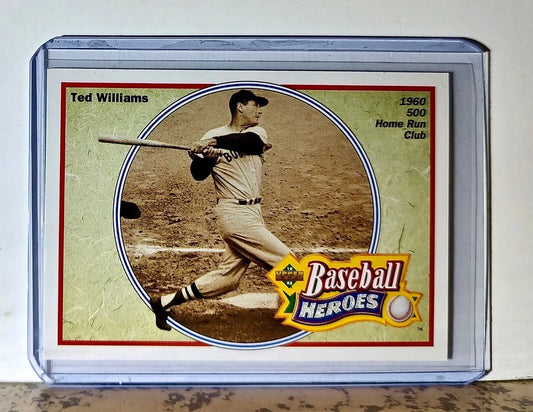 Ted Williams 1992 Upper Deck Baseball Heroes MLB #34 Card Boston Red Sox - Baseball Card Single