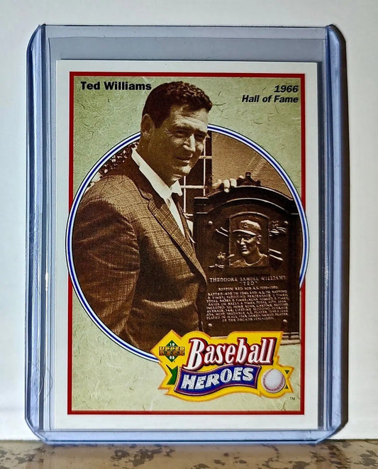 Ted Williams 1992 Upper Deck Baseball Heroes MLB #35 Card Boston Red Sox - Baseball Card Single