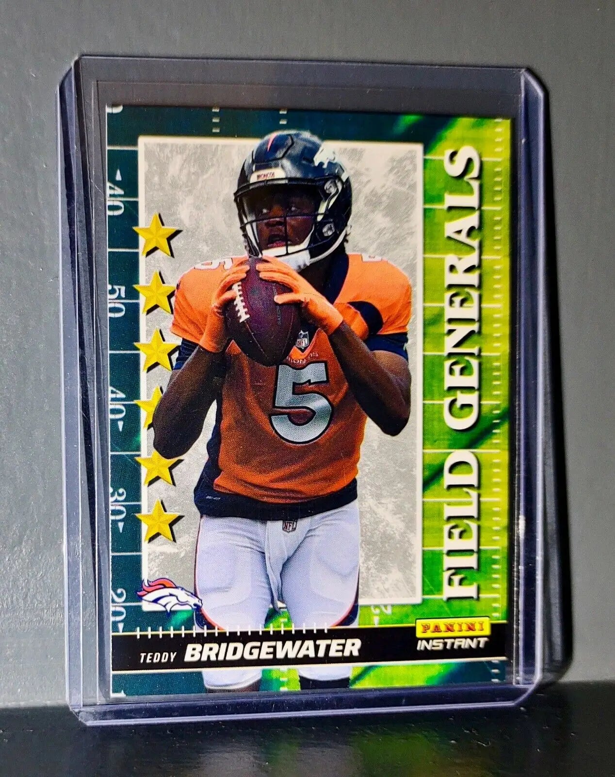 Teddy Bridgewater 2021 Panini NFL Field Generals #10 Rookie Card 1 of 2088 - Football Card Single