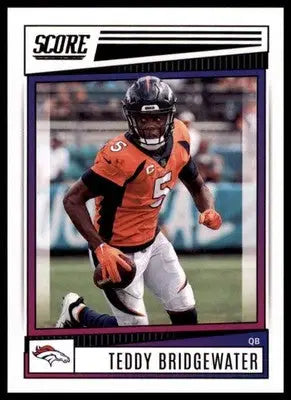 Teddy Bridgewater 2022 Score #78 Denver Broncos - Football Card Single