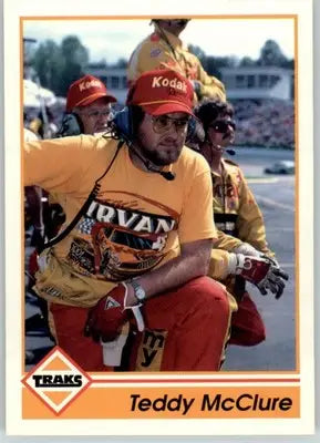 Teddy McClure - 1992 Traks - #169 - Racing - Racing Card Single