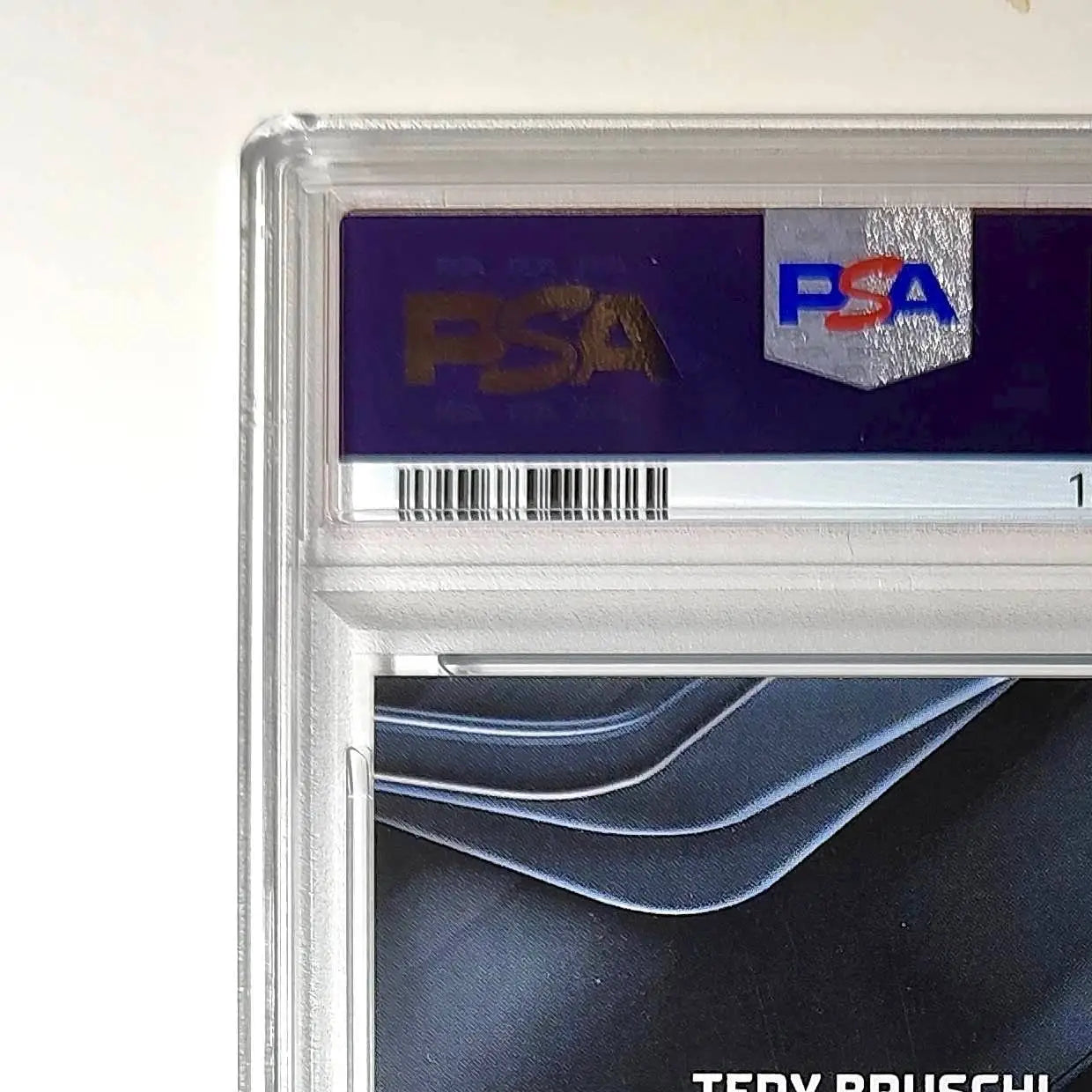 Tedy Bruschi 2023 Topps Chrome Black #TCBA-TEB PSA 9 Auto 10 - Football Card Single