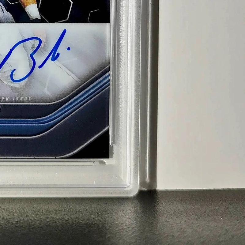 Tedy Bruschi 2023 Topps Chrome Black #TCBA-TEB PSA 9 Auto 10 - Football Card Single