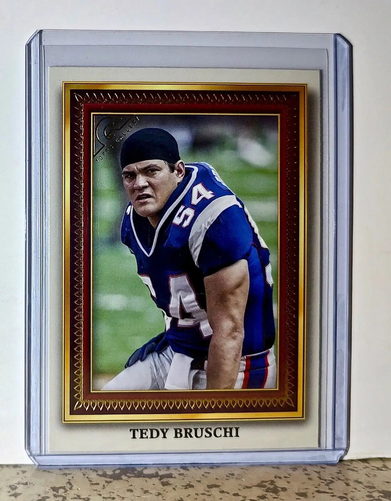 Tedy Bruschi 2023 Topps Gallery NFL #PG-22 Football Card New England Patriots - Football Card Single
