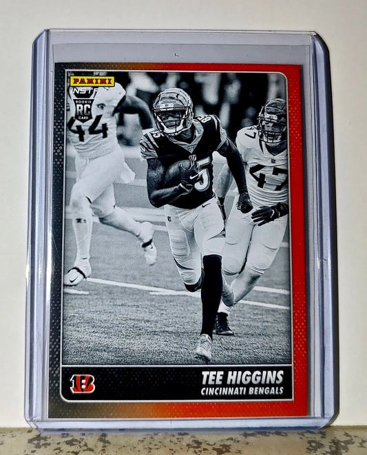 Tee Higgins 2020 Panini NFL #15 Black and White Rookies Card Bengals 1 of 518 - Football Card Single