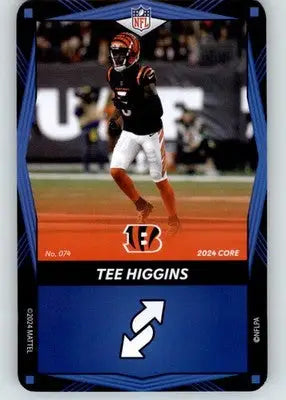 Tee Higgins - 2024 UNO Elite Core Edition - Blue - #074 - Football - Football Card Single