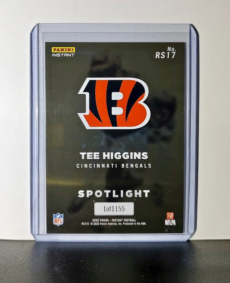Tee Higgins Rookie 2020 Panini NFL #17 Rookie Spotlight Card Cincinnati Bengals